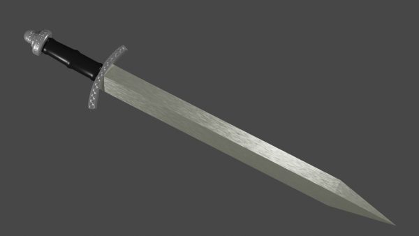 Spatha sword with Caroling handle