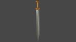 Spatha sword with Langsax handle
