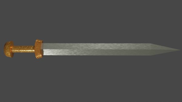 Spatha sword with Langsax handle