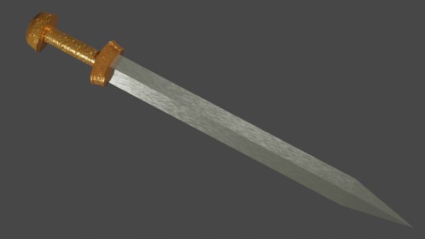 Spatha sword with Langsax handle