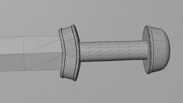 Spatha sword with Langsax handle