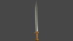 Spatha sword with Langsax handle