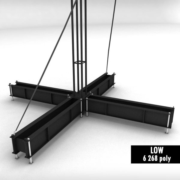 Speaker concert system scaffolding tower array