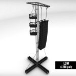 Speaker concert system scaffolding tower array