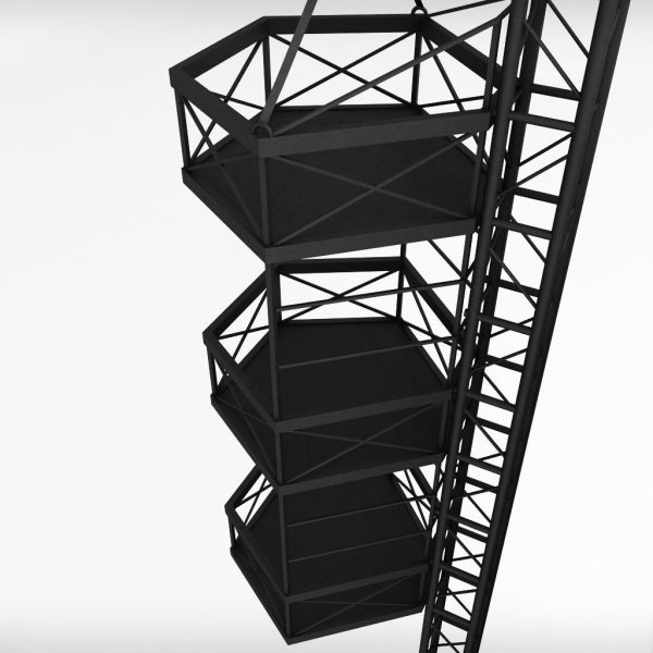 Speaker concert system scaffolding tower array