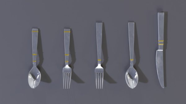 spoon set fork with handle