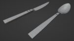 spoon set fork with handle