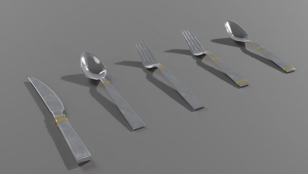spoon set fork with handle