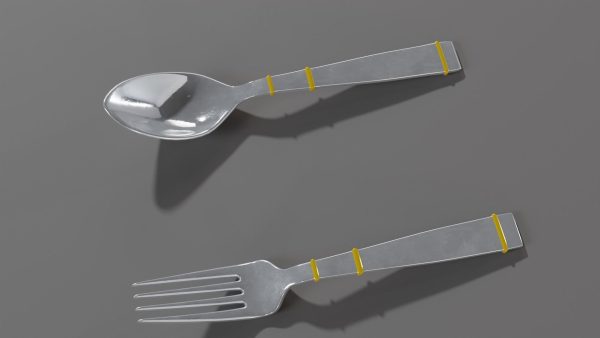 spoon set fork with handle