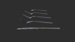 spoon set fork with handle