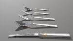 spoon set fork with handle