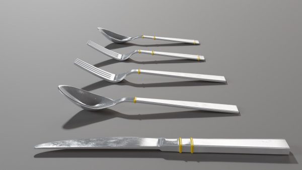spoon set fork with handle