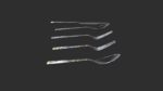 spoon set fork with handle