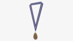 Sports medal trophy mockup 02