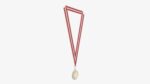 Sports medal trophy mockup 03