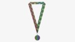 Sports medal trophy mockup 04