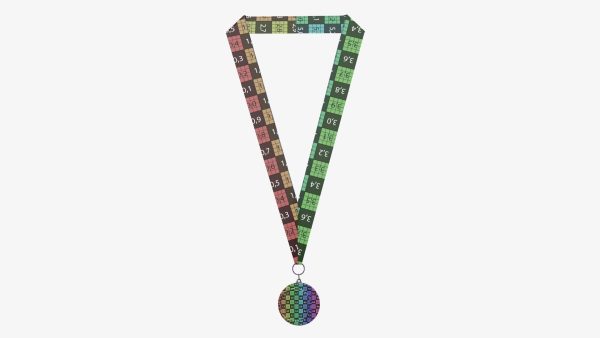 Sports medal trophy mockup 04