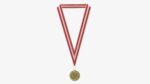 Sports medal trophy mockup 04