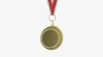 Sports medal trophy mockup 04