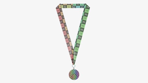 Sports medal trophy mockup 05