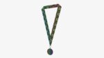 Sports medal trophy mockup 05