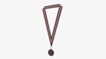 Sports medal trophy mockup 05