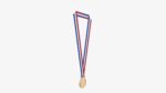 Sports medal trophy mockup 06