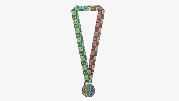 Sports medal trophy mockup 06