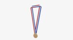 Sports medal trophy mockup 06
