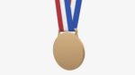Sports medal trophy mockup 06