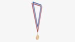 Sports medal trophy mockup 07