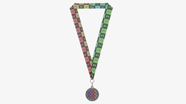 Sports medal trophy mockup 07
