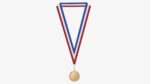 Sports medal trophy mockup 07