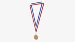 Sports medal trophy mockup 07