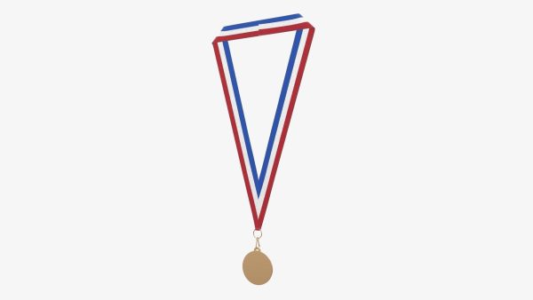 Sports medal trophy mockup 07