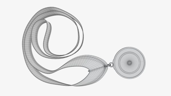 Sports medal trophy mockup 08
