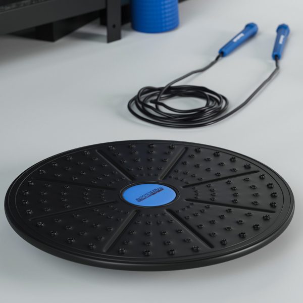 Sports set two dumbbells on mat