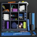 Sports set for yoga and fitness