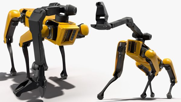 SpotMini Boston Dynamics with Manipulator Rigged