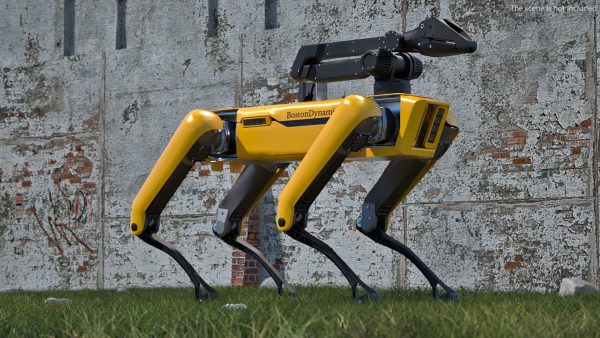 SpotMini Boston Dynamics with Manipulator Rigged