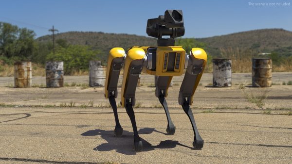 SpotMini Boston Dynamics with Manipulator Rigged
