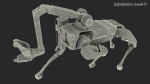 SpotMini Boston Dynamics with Manipulator Rigged