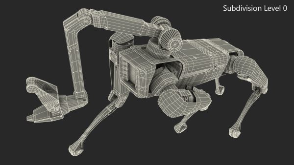 SpotMini Boston Dynamics with Manipulator Rigged