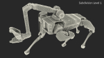 SpotMini Boston Dynamics with Manipulator Rigged