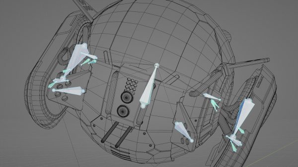 SPY DRONE DS-500  RIGGED