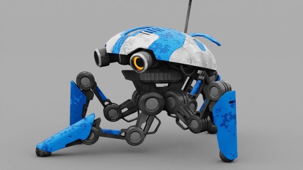 SPY ROBOT  CELL  Rigged Character