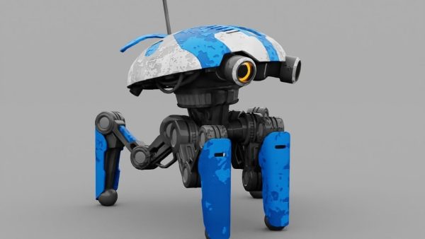SPY ROBOT  CELL  Rigged Character