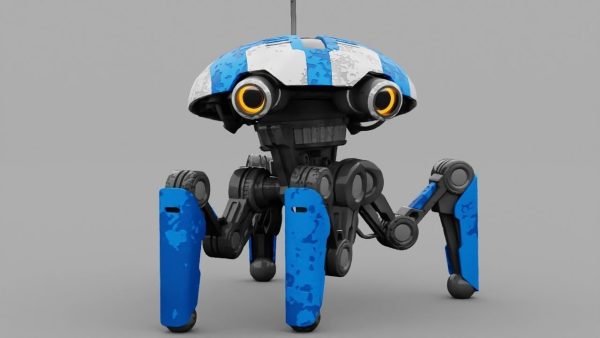 SPY ROBOT  CELL  Rigged Character