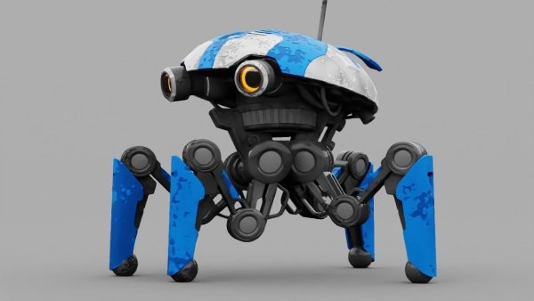 SPY ROBOT  CELL  Rigged Character