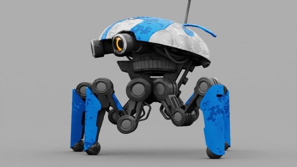SPY ROBOT  CELL  Rigged Character